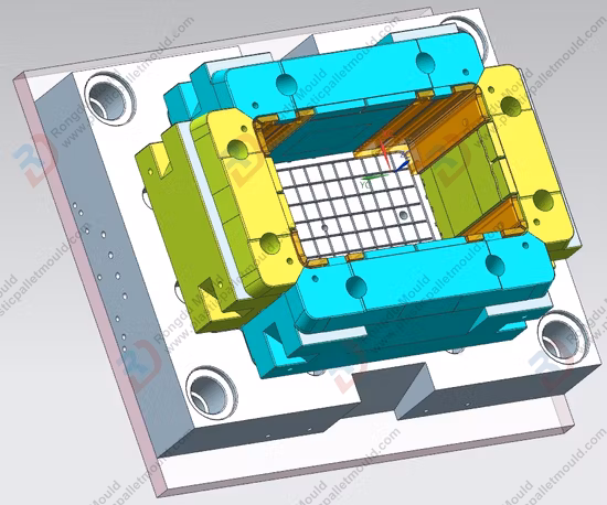 Высококачественная пластиковая литьевая форма для пластикового контейнера для оборотной коробки